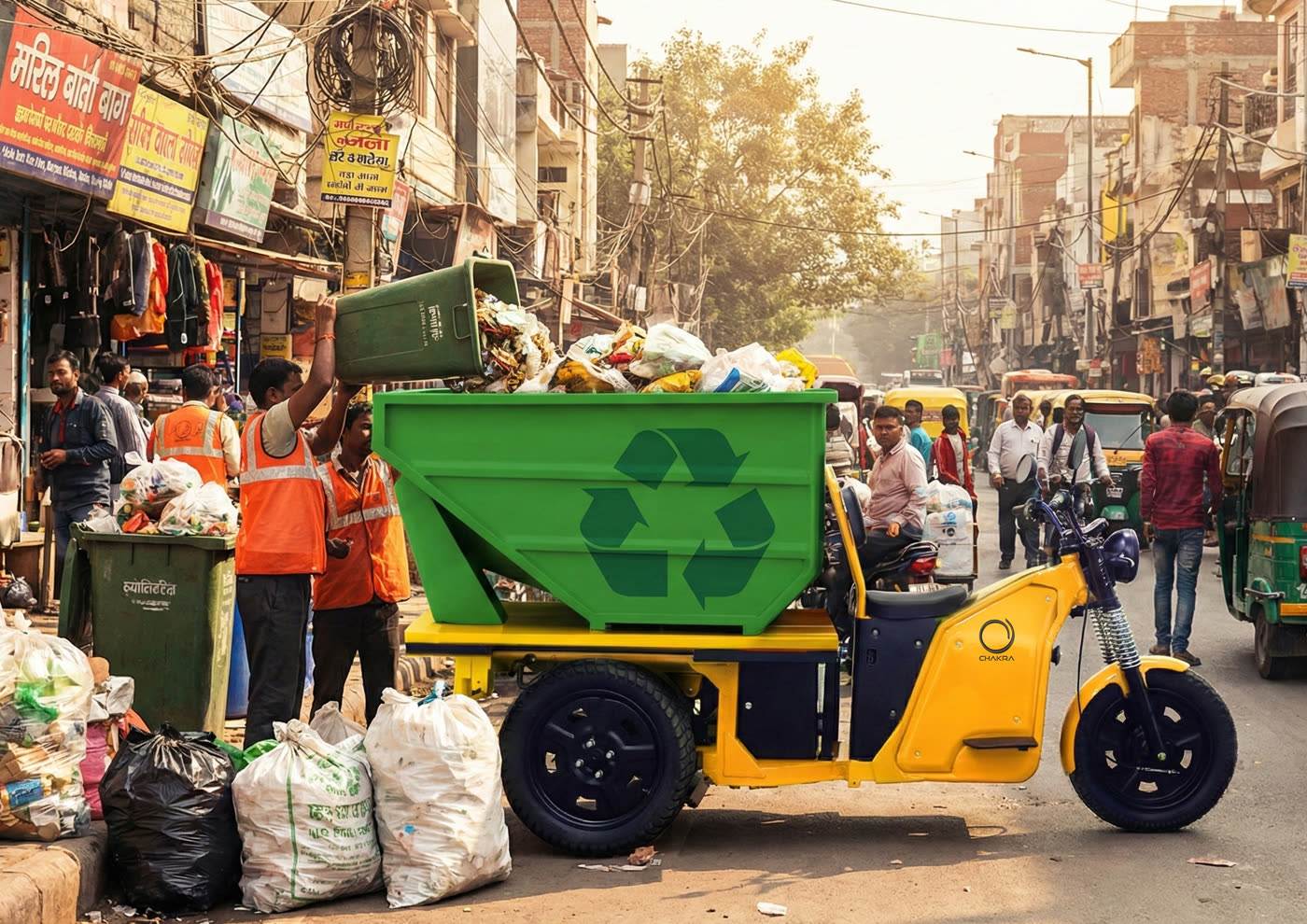 Garbage in City